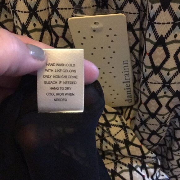 Daniel Rainn Sleeveless 100% Polyester Blouse S - Picture 8 of 8